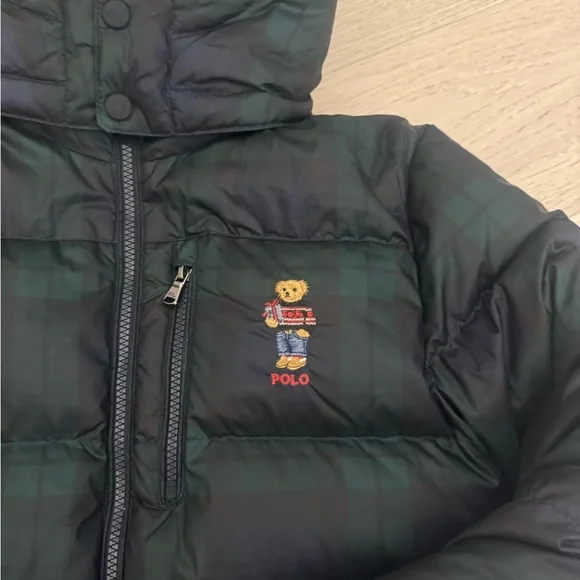 Polo by Ralph Lauren Green and Navy Jacket Age 14/16 - Picture 3 of 10